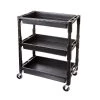 ATD 7017 3-Shelf Heavy-Duty Plastic Utility Cart