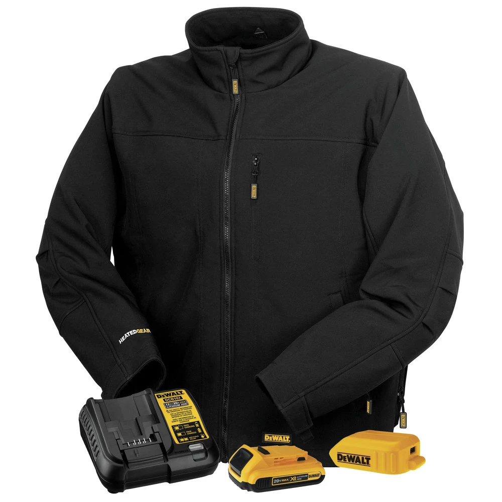 Dewalt DCHJ060ABD1-XL 20V MAX Li-Ion Soft Shell Heated Jacket Kit - XL 3 Dewalt DCHJ060ABD1-XL 20V MAX Li-Ion Soft Shell Heated Jacket Kit - XL