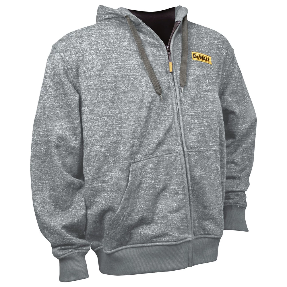 Dewalt DCHJ080B-2X 20V MAX Li-Ion Heathered Gray Heated Hoodie (Jacket Only) - 2XL 4 Dewalt DCHJ080B-2X 20V MAX Li-Ion Heathered Gray Heated Hoodie (Jacket Only) - 2XL - Image 2