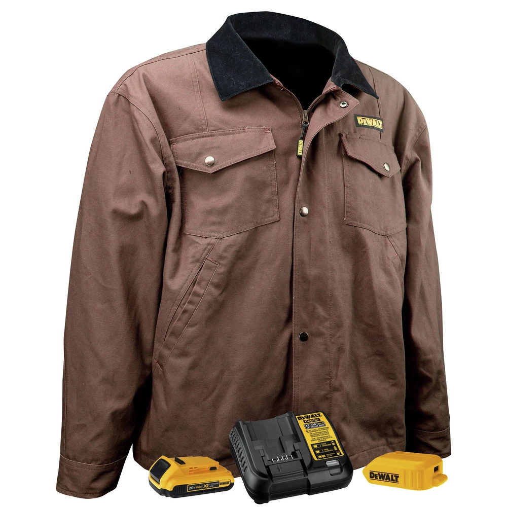 Dewalt DCHJ083TD1-L 20V MAX Li-Ion Barn Coat Kit - Large 3 Dewalt DCHJ083TD1-L 20V MAX Li-Ion Barn Coat Kit - Large