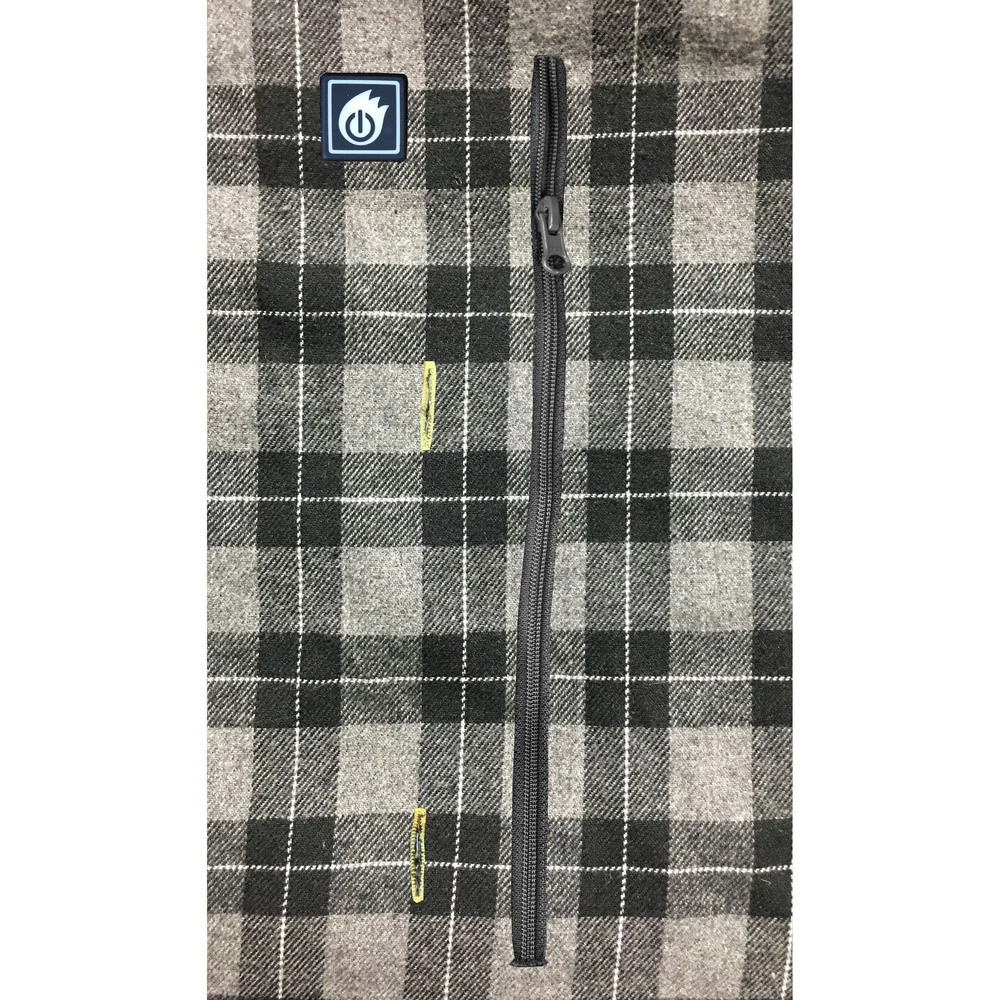 Dewalt DCHJ084CD1-XL 20V MAX Li-Ion Charcoal Women's Flannel Lined Diamond Quilted Heated Jacket Kit - XL 6 Dewalt DCHJ084CD1-XL 20V MAX Li-Ion Charcoal Women's Flannel Lined Diamond Quilted Heated Jacket Kit - XL - Image 4