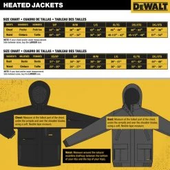 Dewalt DCHJ091B-XL 20V Lithium-Ion Cordless Men's Heavy Duty Ripstop Heated Jacket (Jacket Only) - X-Large, Dune -Tool Storage Sales dewndchj091b l g