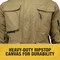 Dewalt DCHJ091D1-XL 20V Lithium-Ion Cordless Men's Heavy Duty Ripstop Heated Jacket (2 Ah) - X-Large, Dune 5 Dewalt DCHJ091D1-XL 20V Lithium-Ion Cordless Men's Heavy Duty Ripstop Heated Jacket (2 Ah) - X-Large, Dune - Image 3