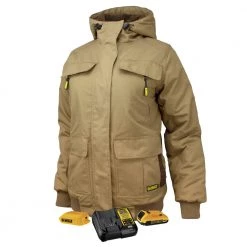 Dewalt DCHJ092D1-2X 20V Lithium-Ion Cordless Women's Heavy Duty Ripstop Heated Jacket (2 Ah) - 2XL, Dune