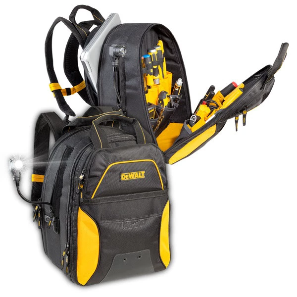 Dewalt DGCL33 33-pocket Lighted USB Charging Tool Backpack 3 Dewalt DGCL33 33-pocket Lighted USB Charging Tool Backpack