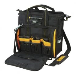 Dewalt DGL573 41-Pocket LED Lighted Technician's Tool Bag -Tool Storage Sales dewndgl573 b