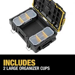 Dewalt DWST08165 14-3/4 In. X 14-3/4 In. X 7 In. TOUGHSYSTEM 2.0 Tool Box - Black 23 Dewalt DWST08165 14-3/4 In. X 14-3/4 In. X 7 In. TOUGHSYSTEM 2.0 Tool Box - Black -Tool Storage Sales dewndwst08165 k