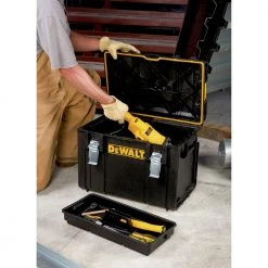 Dewalt DWST08204 14-3/8 In. X 21-3/4 In. X 16-1/8 In. ToughSystem DS400 Tool Case - X-Large, Black -Tool Storage Sales dewndwst08204 c