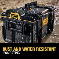 Dewalt DWST08300 14-3/4 In. X 21-3/4 In. X 12-3/8 In. ToughSystem 2.0 Tool Box - Large, Black -Tool Storage Sales dewndwst08300 j