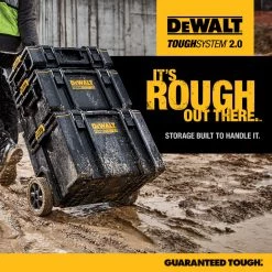 Dewalt DWST08300 14-3/4 In. X 21-3/4 In. X 12-3/8 In. ToughSystem 2.0 Tool Box - Large, Black -Tool Storage Sales dewndwst08300 m