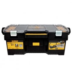 Dewalt DWST24075 12.72 In. X 24 In. X 11.2 In. Tote With Removable Organizer - Black -Tool Storage Sales dewndwst24075 b