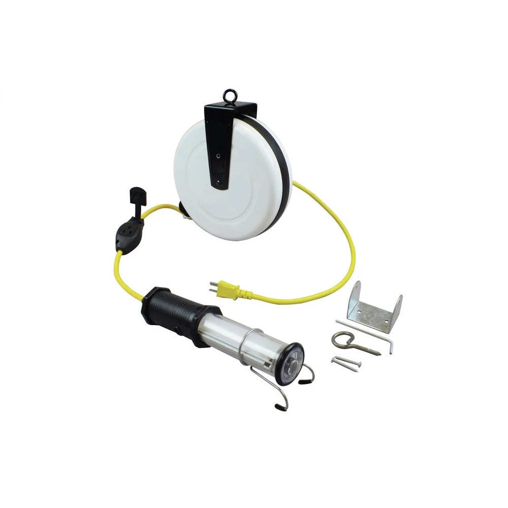 General Manufacturing 1935-8010 Stubby II LED Light With 35 Ft. Reel And Tool Tap 3 General Manufacturing 1935-8010 Stubby II LED Light With 35 Ft. Reel And Tool Tap