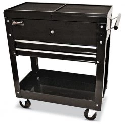 Homak BK06022704 27 In. 2 Drawer Mobile Tool Cart