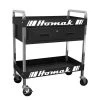 Homak BK06030210 30 In. 1-Drawer Service Cart - Black