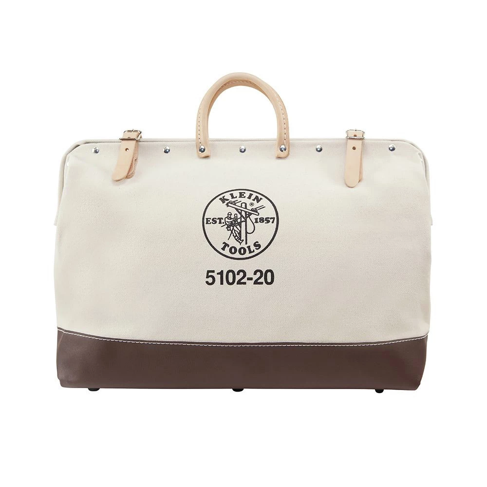 Klein Tools 5102-20 20 In. Canvas Tool Bag 3 Klein Tools 5102-20 20 In. Canvas Tool Bag