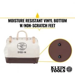 Klein Tools 5102-14 14 In. Canvas Tool Bag -Tool Storage Sales klnn510214 g