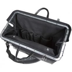 Klein Tools 510218SPBLK 18 In. Deluxe Canvas Tool Bag - Black -Tool Storage Sales klnn510218spblk a