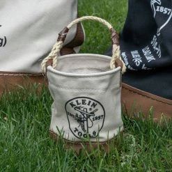 Klein Tools 5104MINI Leather-Bottom Mini Tool Bucket -Tool Storage Sales klnn5104mini c