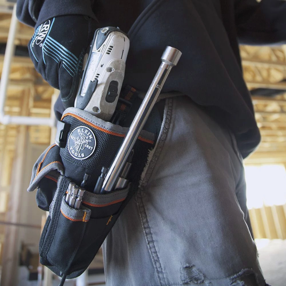 Klein Tools 5183 Tradesman Pro Drill Pouch Tool Bag 7 Klein Tools 5183 Tradesman Pro Drill Pouch Tool Bag - Image 5