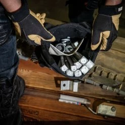 Klein Tools 51A 9 In. X 3.5 In. X 10 In. Nut And Bolt Canvas Tool Pouch - Black 15 Klein Tools 51A 9 In. X 3.5 In. X 10 In. Nut And Bolt Canvas Tool Pouch - Black -Tool Storage Sales klnn51a f