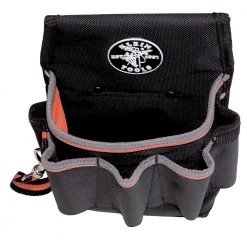Klein Tools 5241 Tradesman Pro 10.25 In. X 6.75 In. X 10.25 In. 6-Pocket Tool Pouch -Tool Storage Sales klnn5241 c