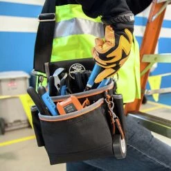 Klein Tools 5243 Tradesman Pro 15 Pocket Tool Pouch -Tool Storage Sales klnn5243 e