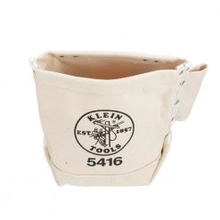 Klein Tools 5416 5 In. X 10 In. X 9 In. Bolt Storage Tool Bag With Bull Pin Loops And Belt Strap Connect - Small -Tool Storage Sales klnn5416 f