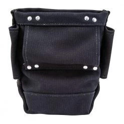 Klein Tools 5416TFR 5 In. X 10 In. X 9 In. Flame Resistant Canvas Tool Bag - Black -Tool Storage Sales klnn5416tfr b