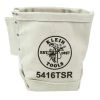 Klein Tools 5416TSR 5 In. X 10 In. X 9 In. Canvas Bolt Bag With Drain Holes - Natural -Tool Storage Sales klnn5416tsr