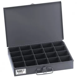 Klein Tools 54439 9.75 In. X 13.313 In. X 2 In. 20 Compartment Storage Box - Mid-Size
