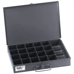 Klein Tools 54440 9.75 In. X 13.313 In. X 2 In. 21 Compartment Storage Box - Mid-Size