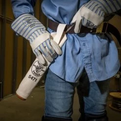 Klein Tools 5471 2.5 In. Diameter Canvas Electrode Bag With Hard Leather Bottom And Web Belt Loop -Tool Storage Sales klnn5471 f