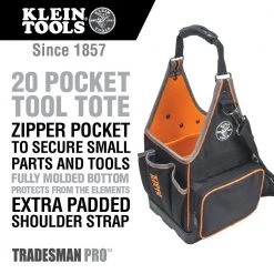 Klein Tools 554158-14 Tradesman Pro 8 In. Tote -Tool Storage Sales klnn554158 14 d
