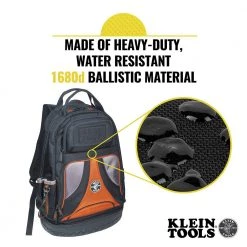 Klein Tools 55421BP-14 Tradesman Pro 14 In. Tool Bag Backpack - Black -Tool Storage Sales klnn55421bp 14 h