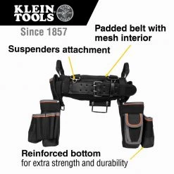 Klein Tools 55428 Tradesman Pro Electrician's Tool Belt - Large -Tool Storage Sales klnn55428 f