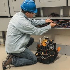 Klein Tools 55448 Tradesman Pro 45-Pocket Bucket Bag - Black/Gray/Orange 13 Klein Tools 55448 Tradesman Pro 45-Pocket Bucket Bag - Black/Gray/Orange -Tool Storage Sales klnn55448 d