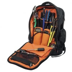 Klein Tools 55456BPL Tradesman Pro 25-Pocket Water Resistant Heavy Duty Electrician's Backpack -Tool Storage Sales klnn55456bpl d