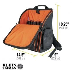 Klein Tools 55482 Tradesman Pro Tool Station 17.25 In. Tool Bag Backpack -Tool Storage Sales klnn55482 e