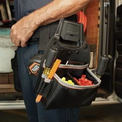 Klein Tools 55913 Tradesman Pro 11.75 In. X 8.625 In. X 6 In. Modular Parts Pouch With Belt Clip - Black/Gray/Orange 15 Klein Tools 55913 Tradesman Pro 11.75 In. X 8.625 In. X 6 In. Modular Parts Pouch With Belt Clip - Black/Gray/Orange -Tool Storage Sales klnn55913 b