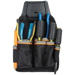 Klein Tools 55914 Tradesman Pro 13.5 In. X 8.25 In. X 4 In. Modular Trimming Pouch With Belt Clip - Black/Gray/Orange -Tool Storage Sales klnn55914 h