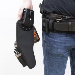 Klein Tools 55917 Tradesman Pro 15.5 In. X 8 In. X 6 In. Modular Drill Pouch With Belt Clip - Black/Gray/Orange -Tool Storage Sales klnn55917 e