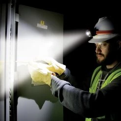 Klein Tools 56034 Rechargeable 200 Lumen Auto Off Cordless LED Headlamp With Strap -Tool Storage Sales klnn56034 f