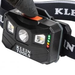 Klein Tools 56048 400 Lumens Rechargeable Headlamp With Fabric Strap -Tool Storage Sales klnn56048 f