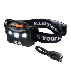 Klein Tools 56048 400 Lumens Rechargeable Headlamp With Fabric Strap