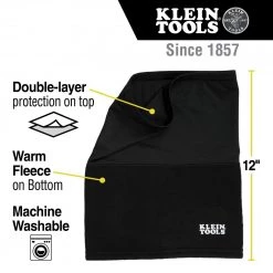 Klein Tools 60466 Neck And Face Warming Half-Band - Black 14 Klein Tools 60466 Neck And Face Warming Half-Band - Black -Tool Storage Sales klnn60466 b