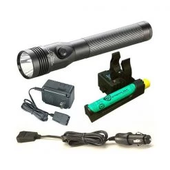 Streamlight 75458 Stinger DS LED HL Rechargeable Flashlight With Charger And PiggyBack (Black)