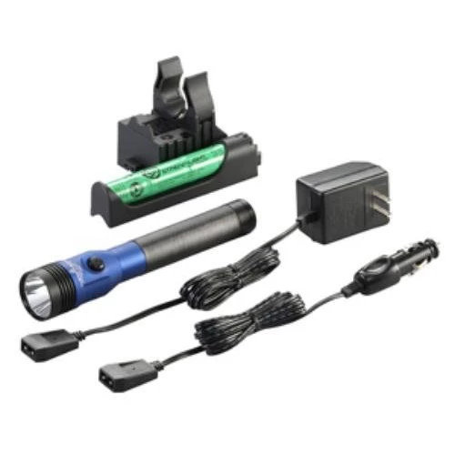 Streamlight 75476 Stinger LED HL Rechargeable Flashlight With PiggyBack Charger (Blue) 3 Streamlight 75476 Stinger LED HL Rechargeable Flashlight With PiggyBack Charger (Blue)