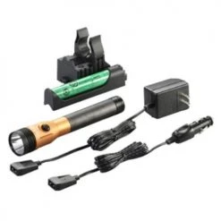 Streamlight 75480 Stinger LED HL Rechargeable Flashlight With PiggyBack Charger (Orange)