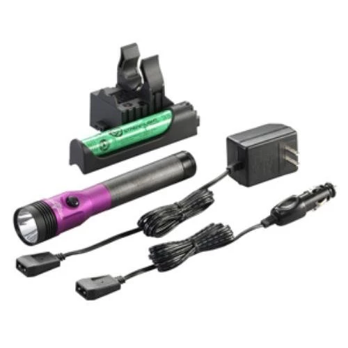 Streamlight 75482 Stinger LED HL Rechargeable Flashlight With PiggyBack Charger (Purple) 3 Streamlight 75482 Stinger LED HL Rechargeable Flashlight With PiggyBack Charger (Purple)