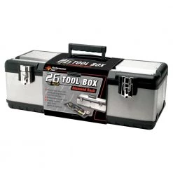 WILMAR W54026 9 In. X 26 In. X 11 In. Steel Tool Box